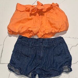 Two Pair Janie and Jack Girls Shorts 5